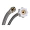 Fluidmaster Fluidmaster 3/8 in. Compression X 7/8 in. D Ballcock 20 in. Braided Stainless Steel Toilet Supply Li B1T20CS - alternate 3